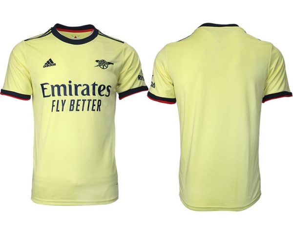 FC Arsenal Gelbe Trikots Auswärts 2022 Trikot mit eigenem Namen und Nummer