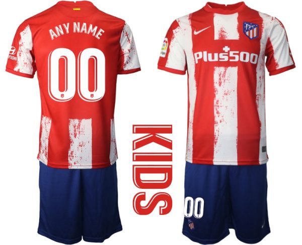 Heimtrikot Atlético de Madrid Home Fußballtrikot rot 2021/2022 für Kinder-1