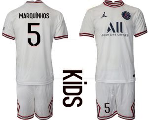 MARQUINHOS 5 Paris Saint-Germain 4th Shirt 2022/23 Fourth Trikot PSG weiß