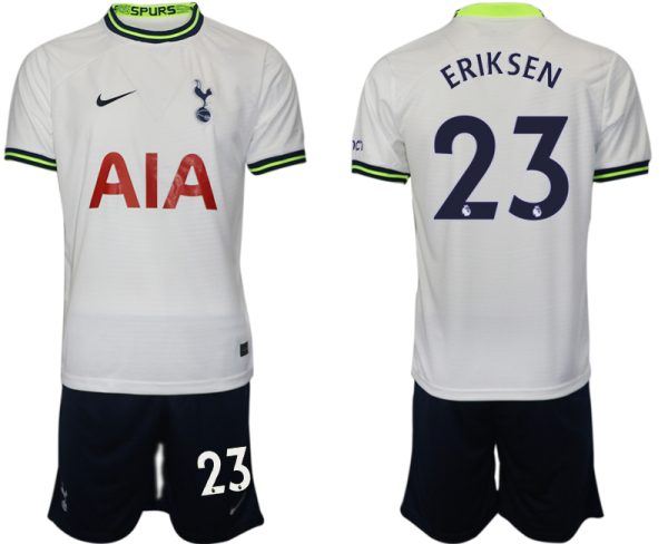 ERIKSEN 23 Tottenham Hotspur 2023 Heim Trikot weiß marineblau Fußball Trikot Outlet